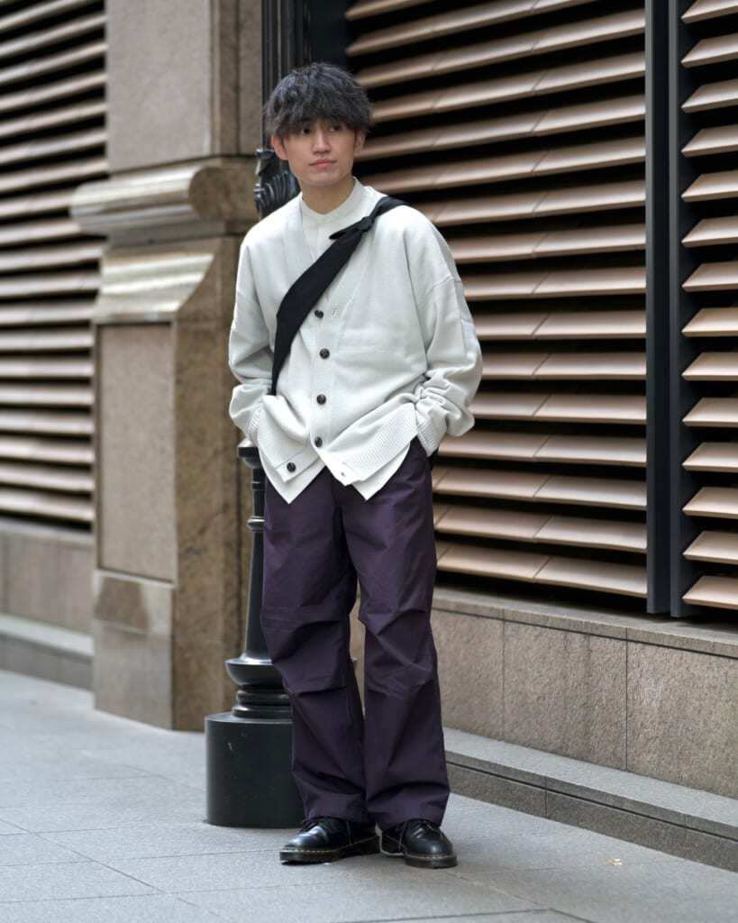 coordinate-1019-cardigan-shirt-wide-pants-leather-shoes-small